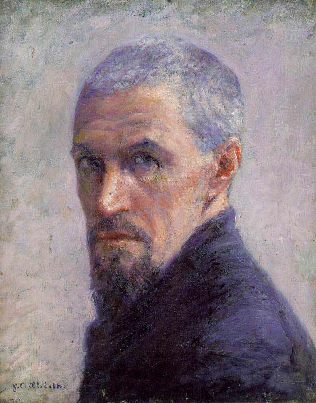 Self-Portrait-1892-Gustave-Caillebotte-Reproductie-Schilderij Self Portrait - Afbeelding 1