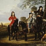 Starting for the Hunt Michiel and Cornelis Pompe van Meerdervoort with Their Tutor and Coachman