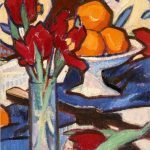 Still Life with Tulips and Oranges