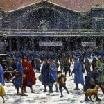The Gare de l’Est in Snow