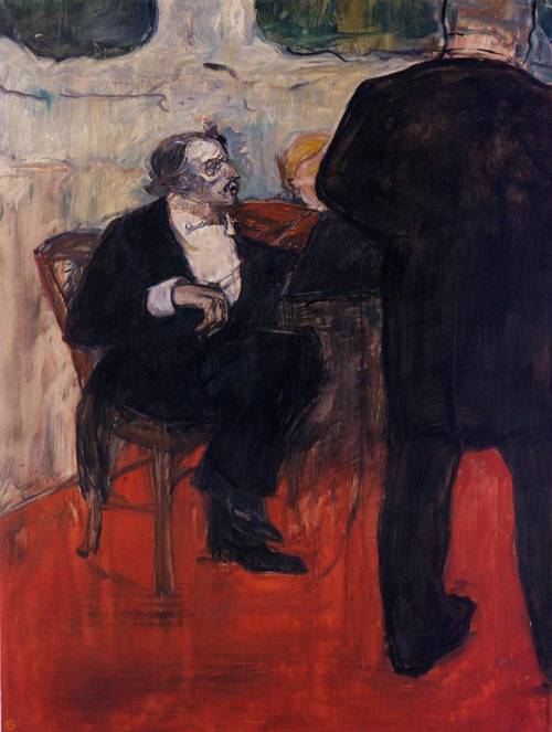The-Violinist-Dancia-1900-Henri-Toulouse-Lautrec-Reproductie-Schilderij The Violinist Dancia - Afbeelding 1