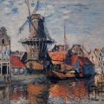 The Windmill on the Onbekende Canal Amsterdam