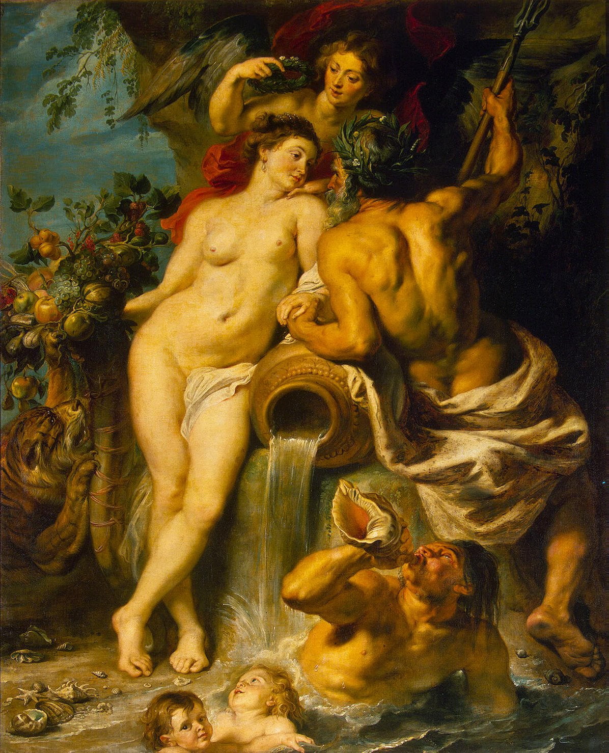 Union-of-Earth-and-Water-Antwerp-and-the-Scheldt-Pieter-Paul-Rubens-Reproductie-Schilderij-1 Union of Earth and Water (Antwerp and the Scheldt) - Afbeelding 1