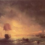 View of Odessa by Moonlight