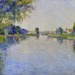 View of the Seine in the Direction of the Pont de Bezons