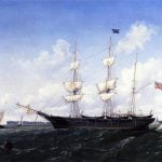 Whaling Bark J D Thompson of New Bedford
