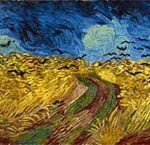 Wheat Field With Crows