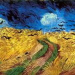 Wheat Field with Crows version 2