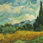 Wheat Field with Cypresses at the Haute Galline Near Eygalieres