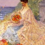 Woman with a Flower Basket