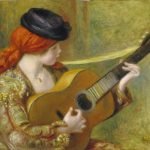 Young Spanish Woman with a Guitar,