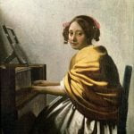Young Woman at a Virginal